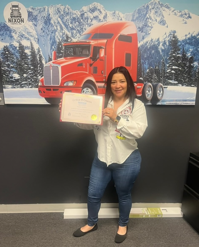 Graduate - CDL graduate from Nixon Trucking School